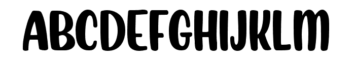 SantanoChristmas-Regular Font LOWERCASE