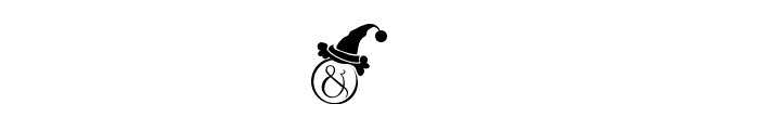 Santa's Hat Font OTHER CHARS