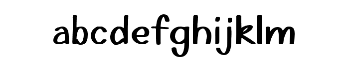 SantayAjah-Regular Font LOWERCASE