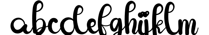 Santaya Font LOWERCASE