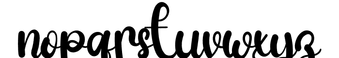 Santaya Font LOWERCASE