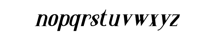 Santhoria-Italic Font LOWERCASE