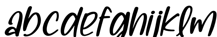 Santiago Italic Font LOWERCASE