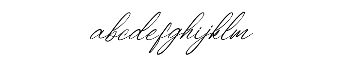 Santicka Herlinha Italic Font LOWERCASE