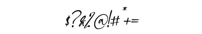 Santilaria Italic Font OTHER CHARS