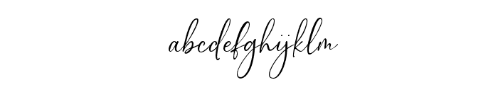 Santley Oblique Font LOWERCASE