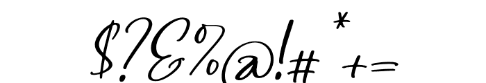 Santmolya Galisha Italic Font OTHER CHARS