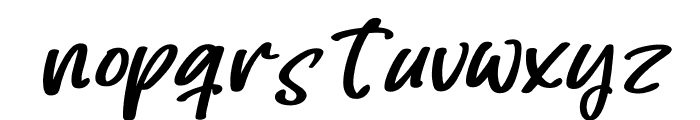 Santoey Italic Font LOWERCASE