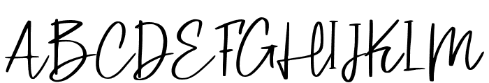 Santorina-Regular Font UPPERCASE