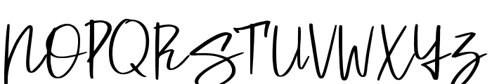 Santorina-Regular Font UPPERCASE
