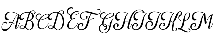 Santorio-Regular Font UPPERCASE