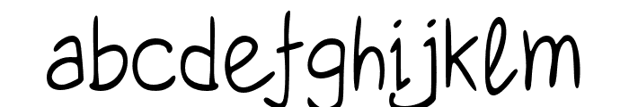 SantosaHandwriting-Condensed Font LOWERCASE