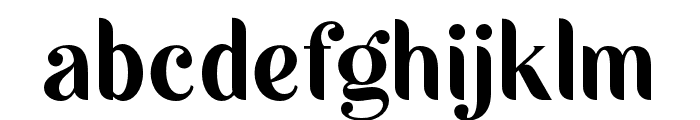 Saphira-Regular Font LOWERCASE