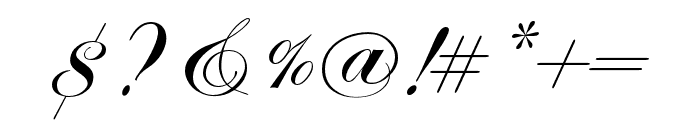 SaphiraScript Font OTHER CHARS