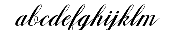 SaphiraScript Font LOWERCASE