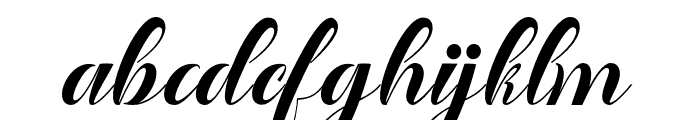 Saphira Font LOWERCASE