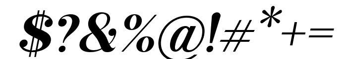 Sard Bold Italic Font OTHER CHARS