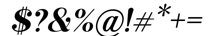 Sard-BoldItalic Font OTHER CHARS