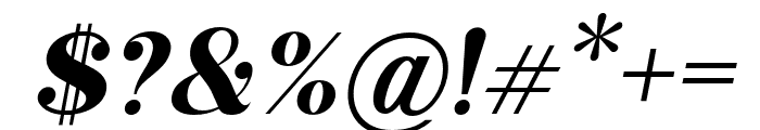 Sard-ExtraBoldItalic Font OTHER CHARS
