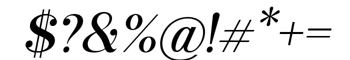 Sard Medium Italic Font OTHER CHARS