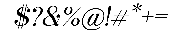 Sard-RegularItalic Font OTHER CHARS