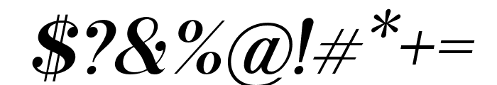 Sard-SemiBoldItalic Font OTHER CHARS