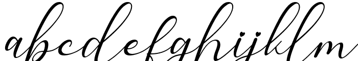 Sarilla Script Italic Font LOWERCASE