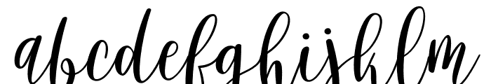 Sarinah Script Font LOWERCASE