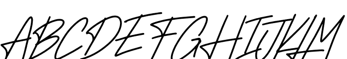 Sarmiyati Signature Font UPPERCASE