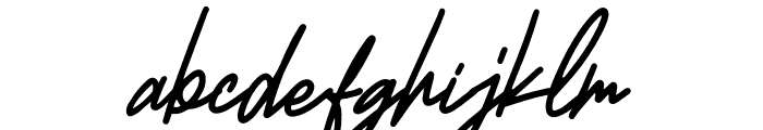 Sarmiyati Signature Font LOWERCASE