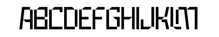 Sarstech Font UPPERCASE