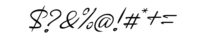 Sarthijand Italic Font OTHER CHARS