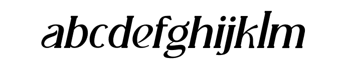 Sartika Italic Font LOWERCASE