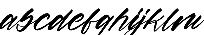 Sartori Bathone Italic Font LOWERCASE