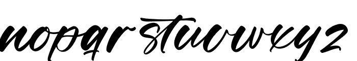 Sartori Bathone Font LOWERCASE