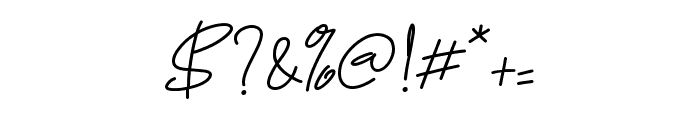 Sarttink Signature Font OTHER CHARS