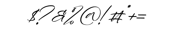 Sashmitha Whitmore Italic Font OTHER CHARS