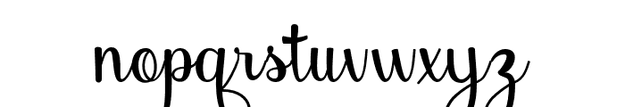 SasmitaScript Font LOWERCASE