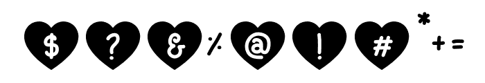 SassyHeart -Solid Font OTHER CHARS