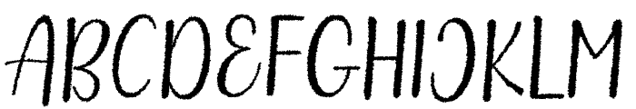 Sastill Distort Regular Font UPPERCASE
