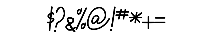 Satalia Signature Font OTHER CHARS