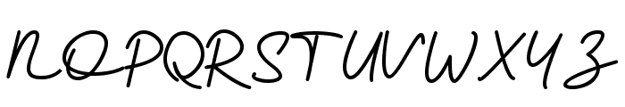 Satalia Signature Font UPPERCASE