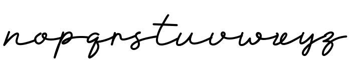 Satalia Signature Font LOWERCASE