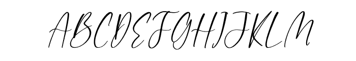 Satherly Italic Font UPPERCASE