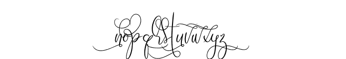 Sathien stylistic Font LOWERCASE
