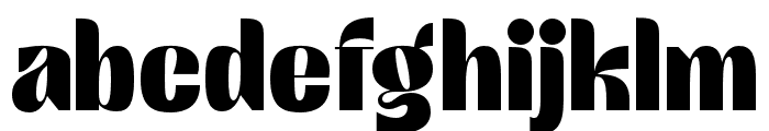 Satigof Black Font LOWERCASE