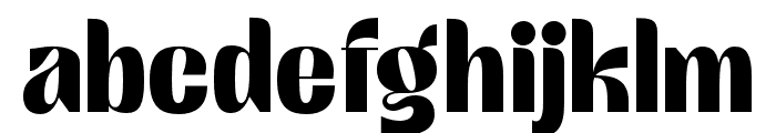 Satigof Extrabold Font LOWERCASE