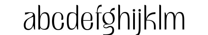 Satigof Extralight Font LOWERCASE
