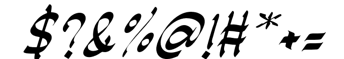 Satimah-Italic Font OTHER CHARS