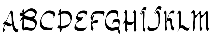 Satimah-Regular Font UPPERCASE